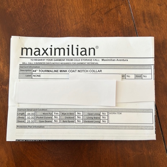 Tourmaline Mink Coat Notch Collar Coat - Picture 7 of 10